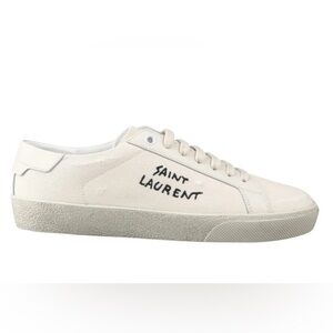 Saint Laurent Cream Casual Sneakers